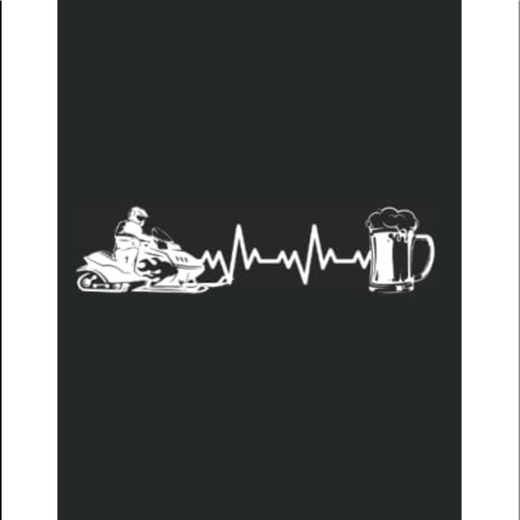 For the love of snowmobiling must end with a beer - Picture 1 of 1